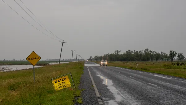 Crisis comms module 1 flood water over road
