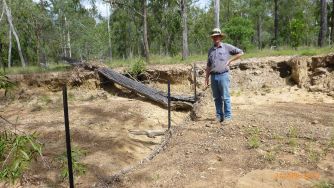 Dan Bishop in front of one of his installed PCDs.-min